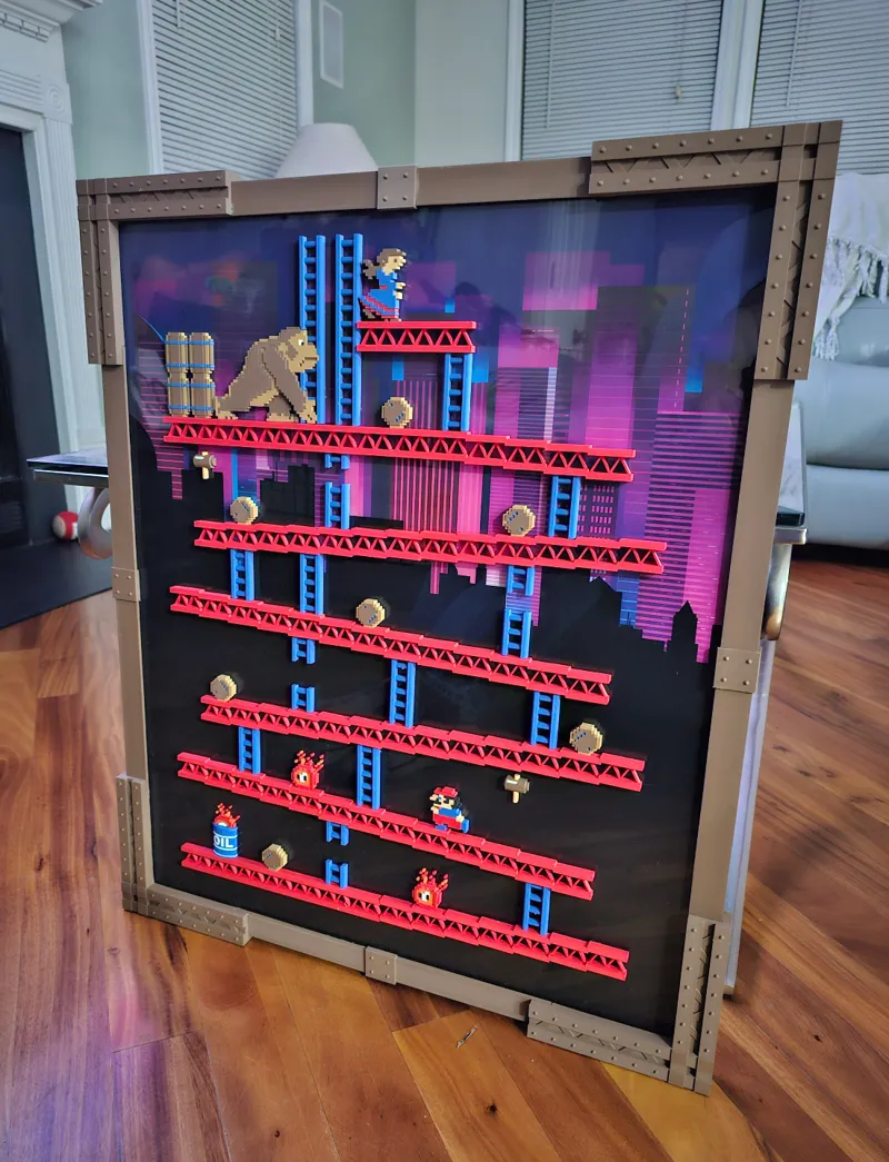 Donkey Kong Arcade 3D Playfield