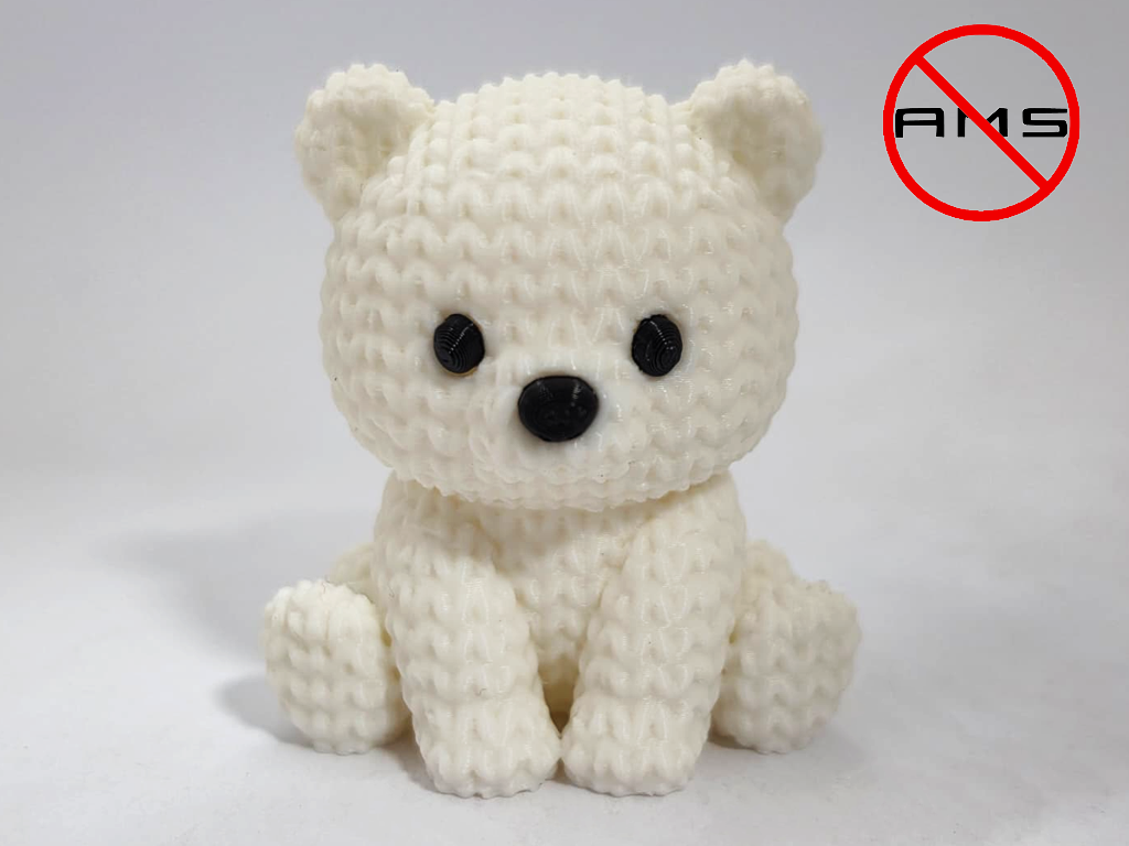 Knitted Polar Bear / NO AMS