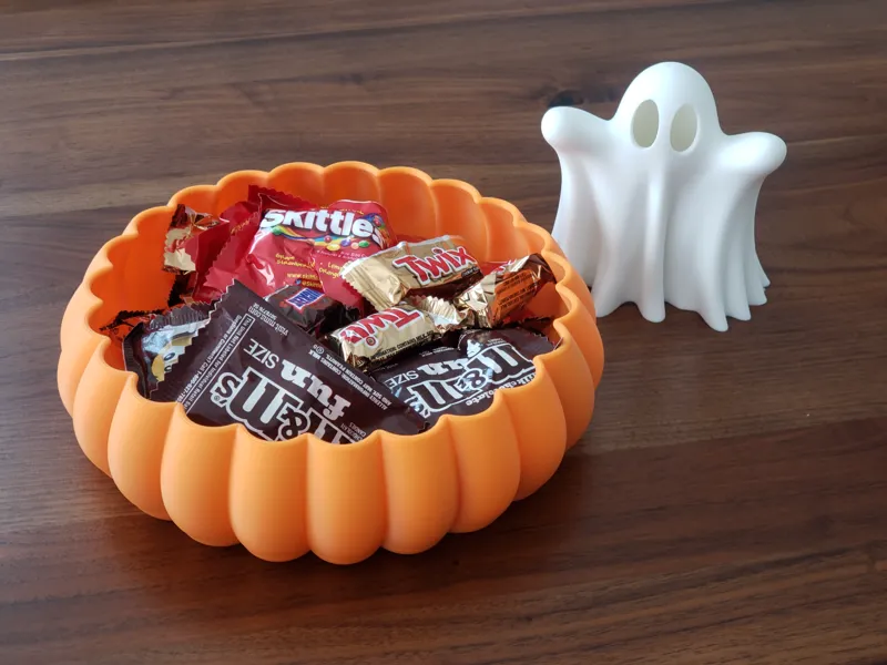 Halloween Pumpkin Bowl Platter
