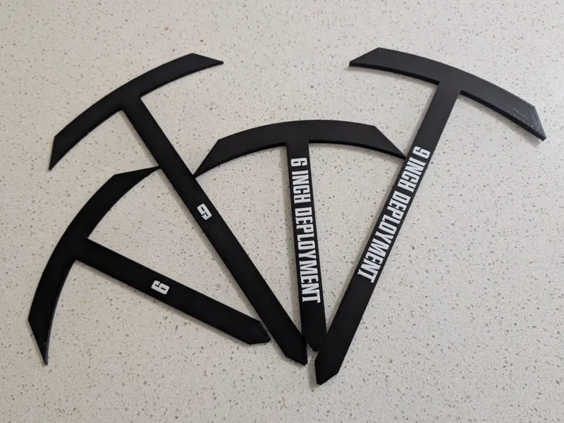 Deployment rulers - 6 and 9 inch