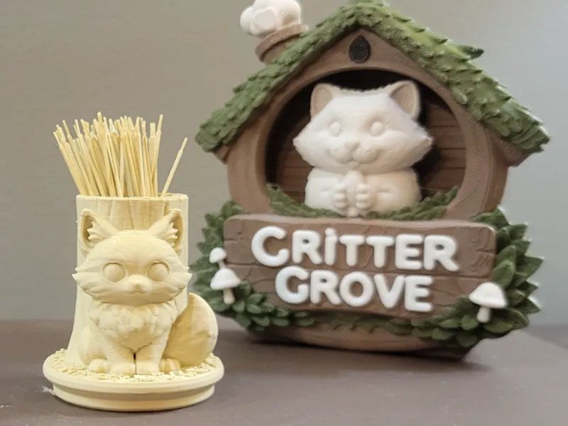 Fox Toothpick Holder