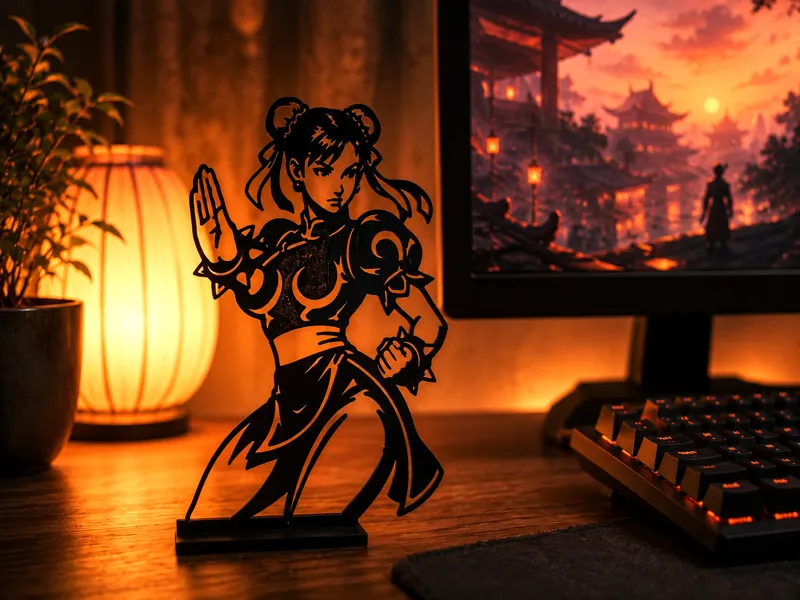 Street Fighter Chun-Li  Desk Decoration