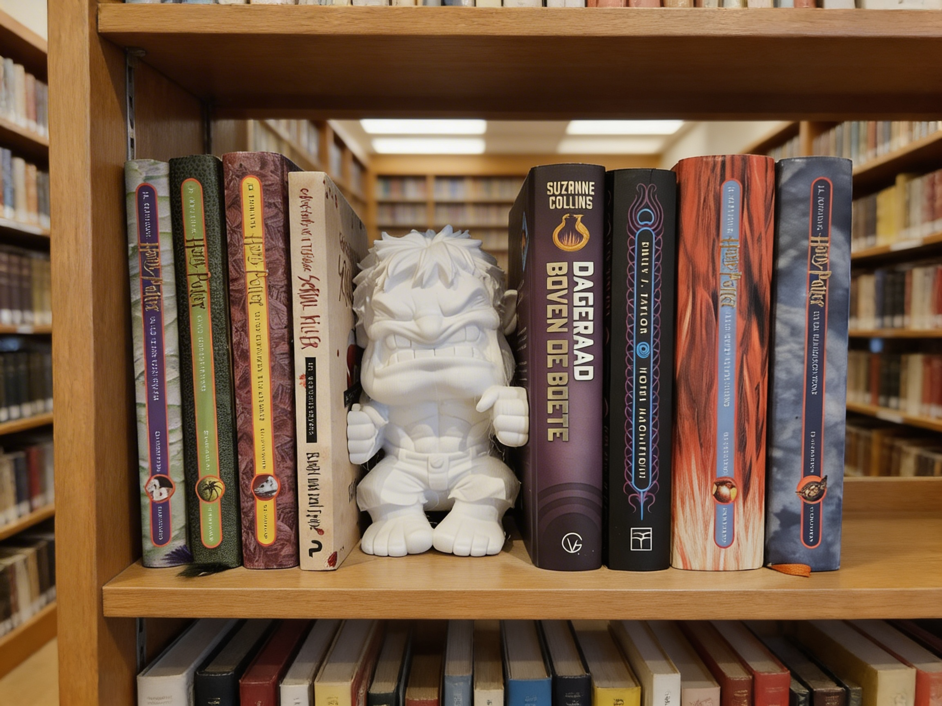 Squished Hulk - Book Nook