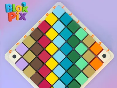 BlokPix – Colorful Blocks • Visual Perception