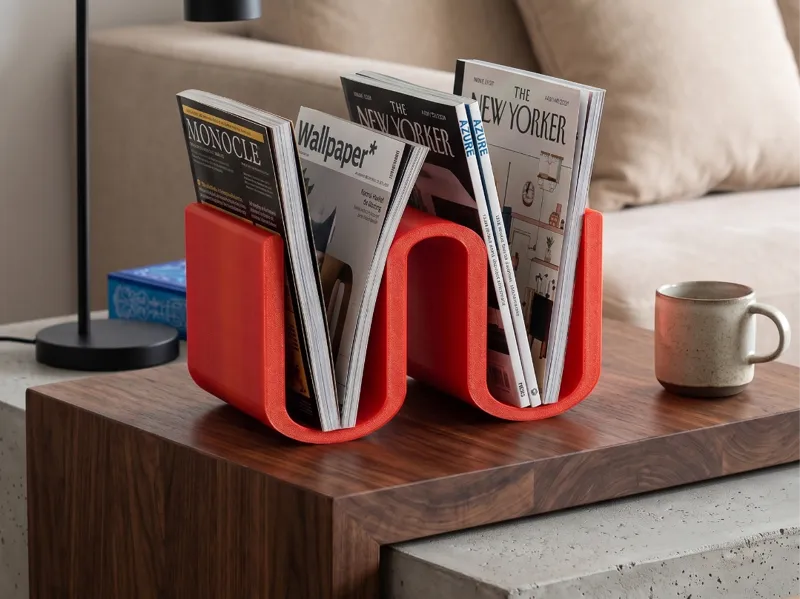 Revistero/ Wiggle Bookend / Desktop Organizer