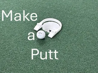 Make a Putt: Golf precision putting aid