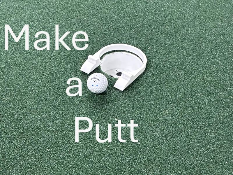 Make a Putt: Golf precision putting aid