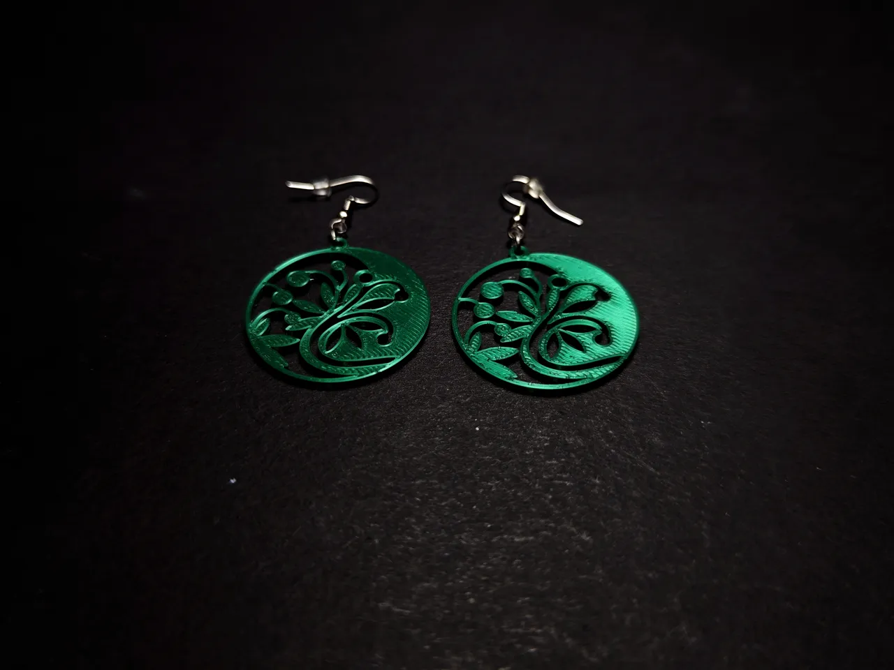 Yin Yang Tree Earrings view 4