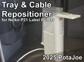 Tray & Cable Repositioner for Nelko P21