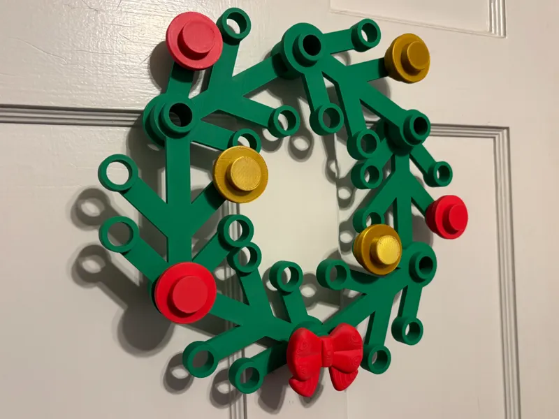 Christmastime Brick Wreath