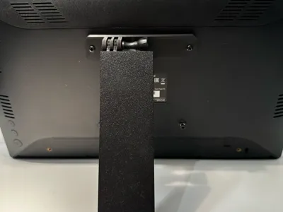 VESA desk stand with GoPro fix