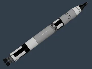 Gemini Titan II Rocket Model