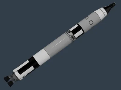 Gemini Titan II Rocket Model