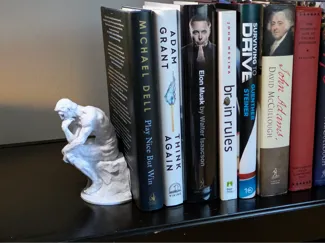 "The Thinker" Bookend