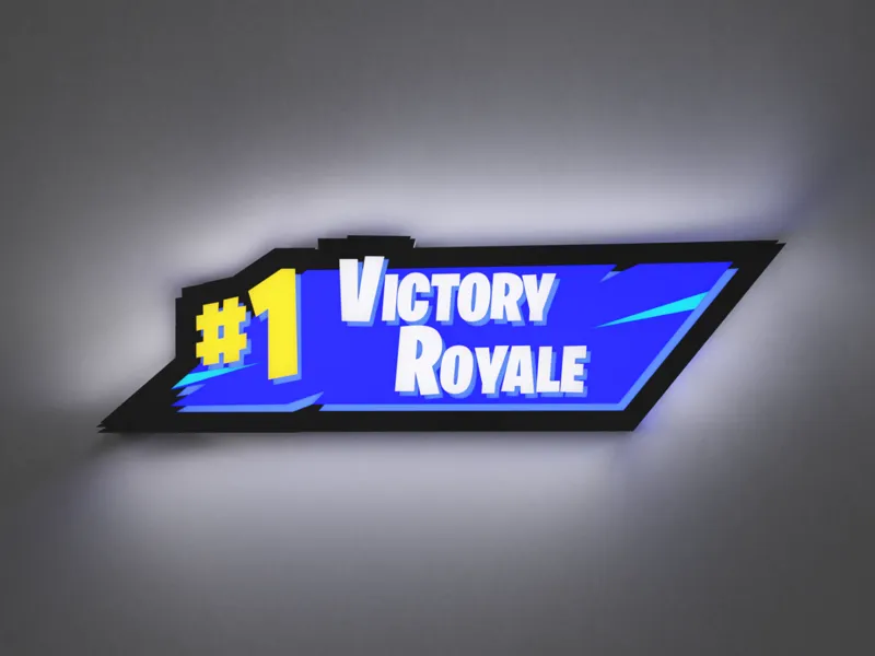 Fortnite Victory Royale Lightbox