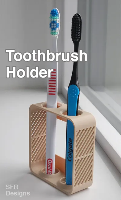 Minimalist Toothbrush Holder Wall Mount Adhesive