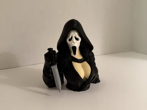 Adorno temático: Ghostface Had a Glow Up — referencia de MakerWorld