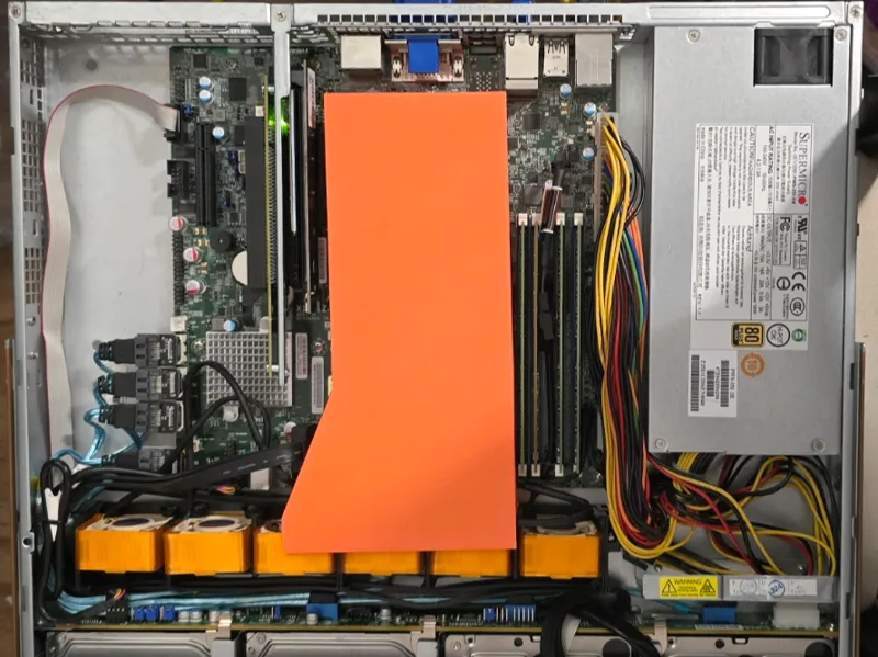 SuperMicro 1U CPU Fan Shroud