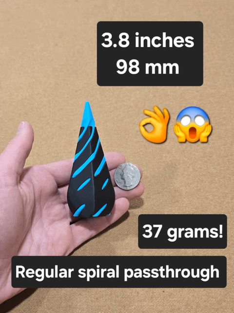spiral passthrough fidget