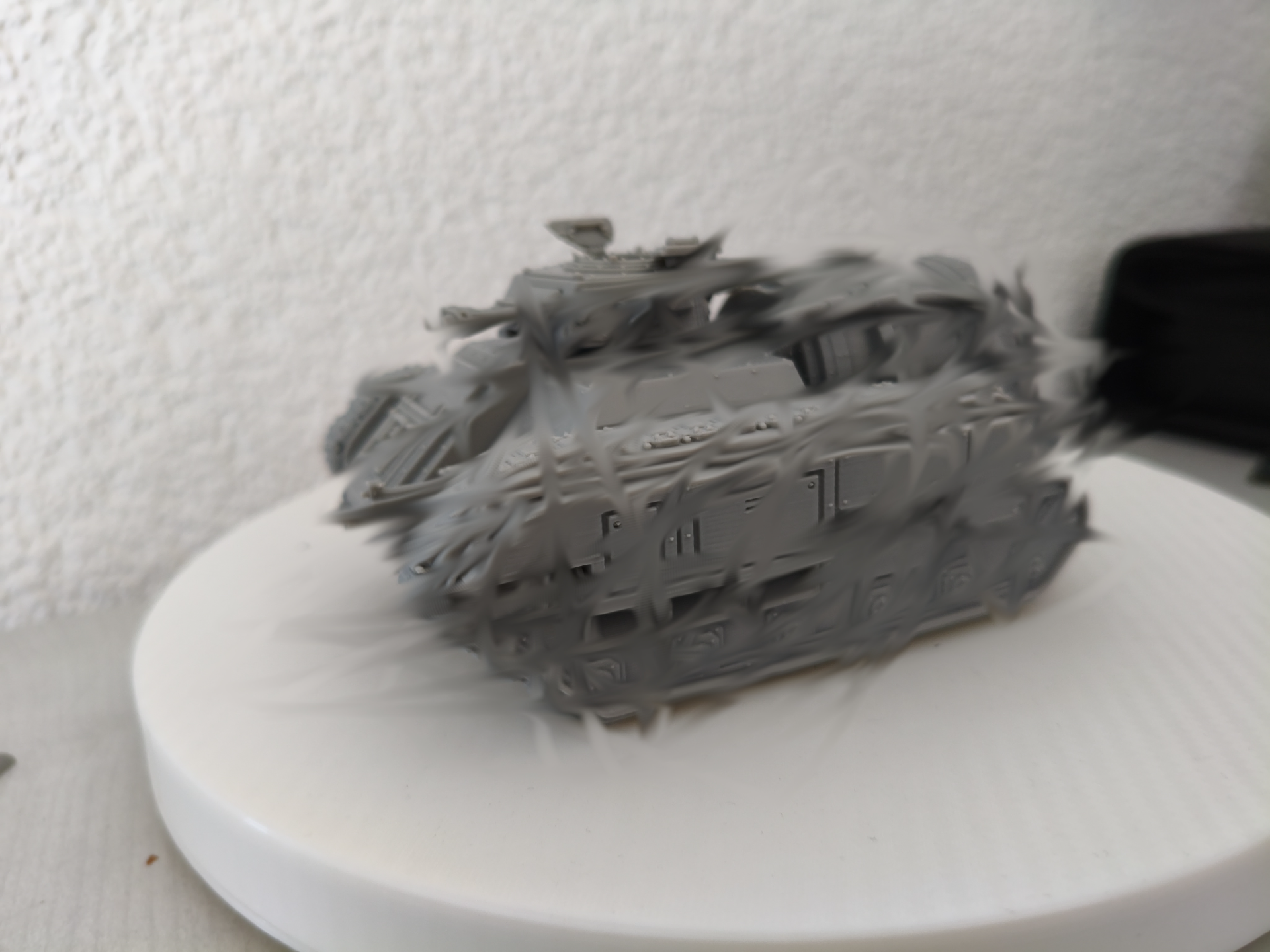 Flame vehicle on tracks - 1