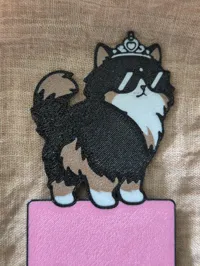 Black border with tiara