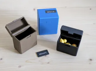Storage Box (print in place) with Labels