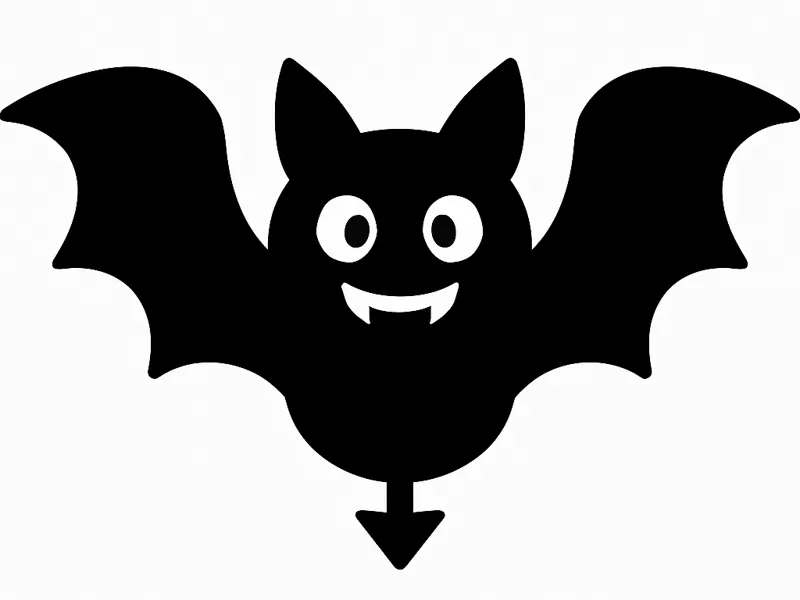 HALLOWEN BAT DECORATION