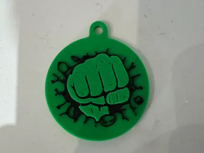 hulk keychain