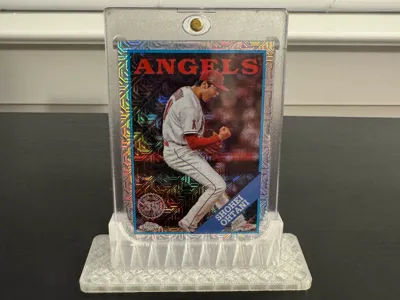 One Touch vertical card display stand