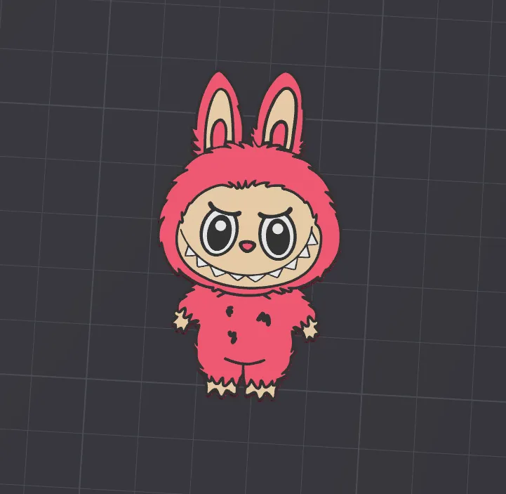Labubu Keychain by 3DdoWB MakerWorld: Download Free 3D Models