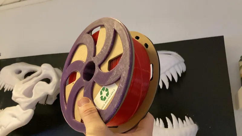 Cardboard Spool Adapter - fast print, tough design and low filament use