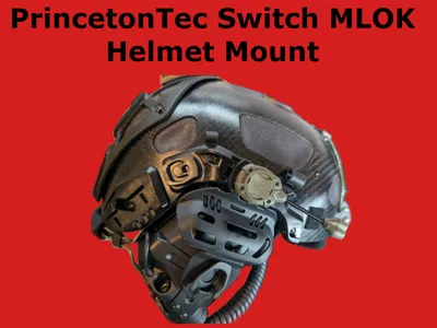 Princeton Tec Switch/Point Helmet Light MLOK Mount