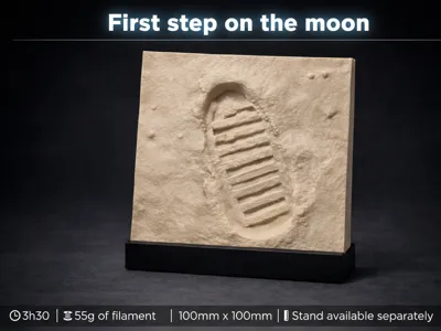 The First Step on the Moon - Apollo 11