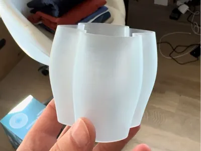 Translucent PLA vase