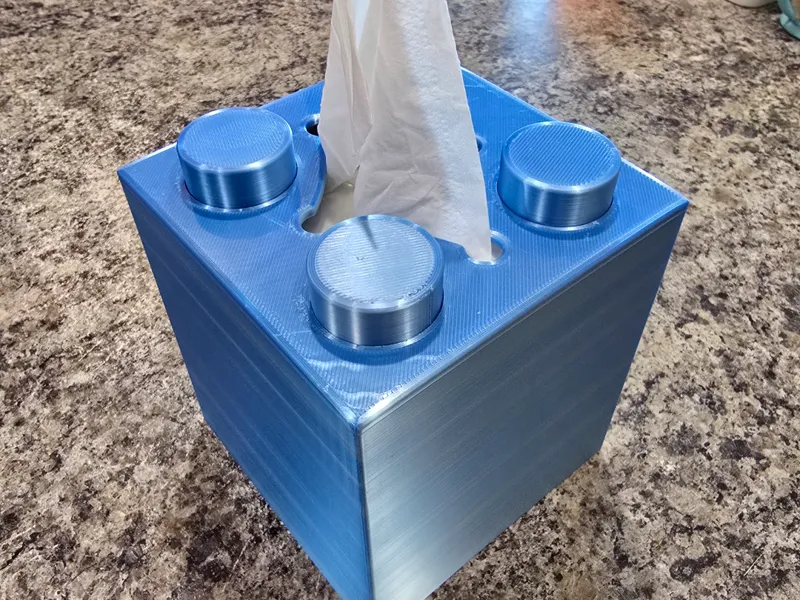 small tissue box holder / cover