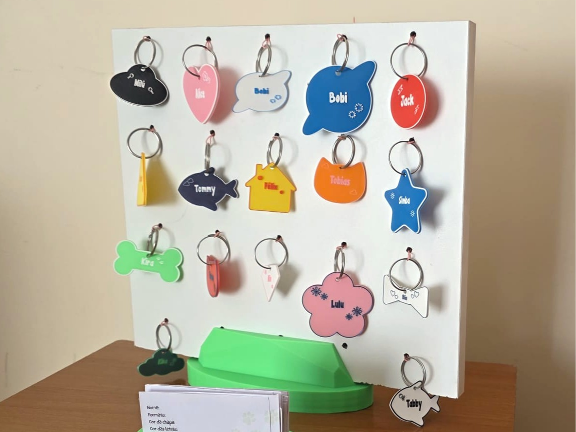 Personalized 3D Printed Dog Tags