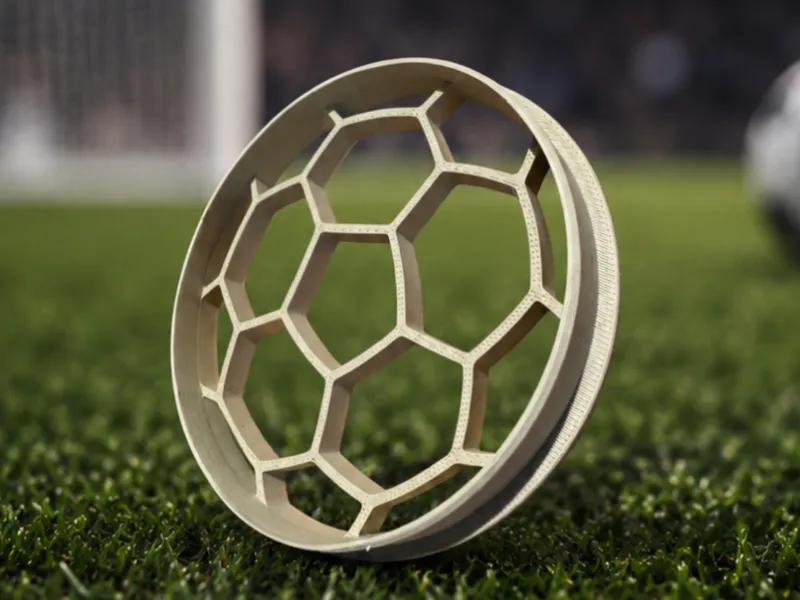 Fussballmotiv - Plätzchenausstecher Form