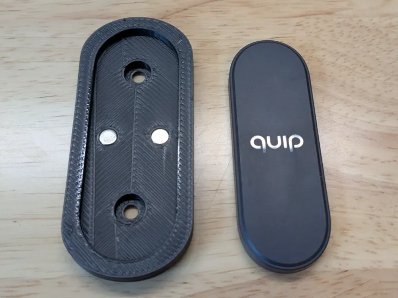 Quip Ultra Toothbrush Magnet Inlay Wall Mount
