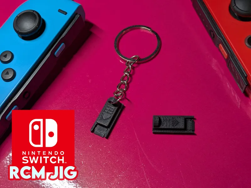 RCM Ji Wire Hole and Keychain Hook Nintendo switch