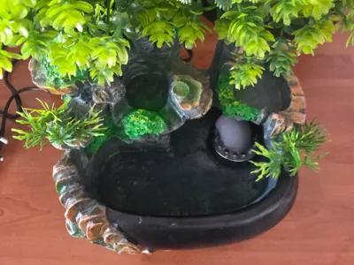 Splash Guard for Tabletop Waterfall Fountain