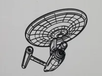 Décoration murale 2D USS Enterprise (NCC-1701) — photo 2