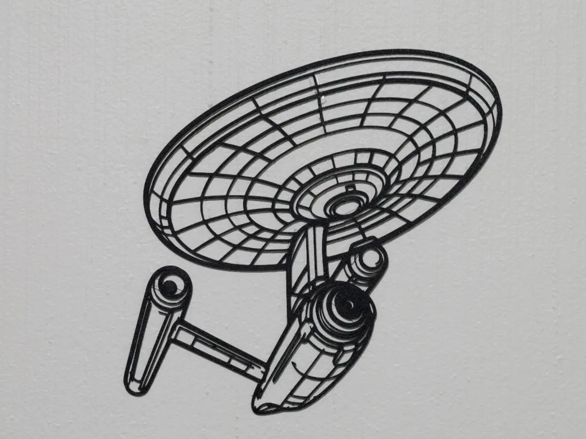 Décoration murale 2D USS Enterprise (NCC-1701)