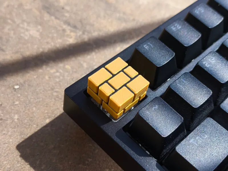 Super Mario Brick Block Keycap
