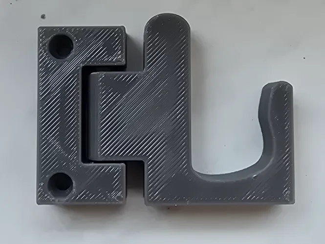 Print-in-Place Folding Wall Hook Hanger