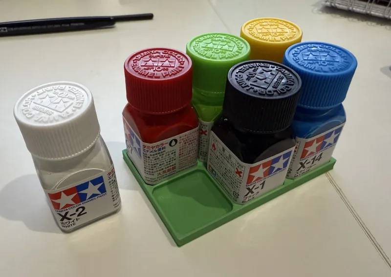 Simple Tamiya Enamel Paint Organizer