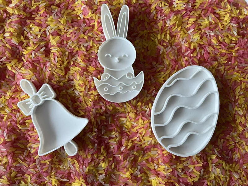 Easter filing sensory molds