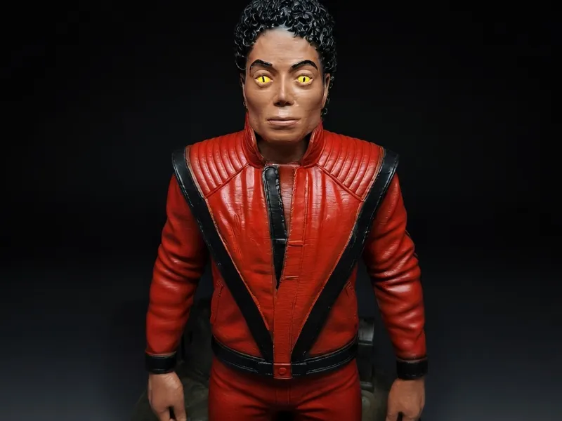 Michael Jackson Thriller Fan Art Bust