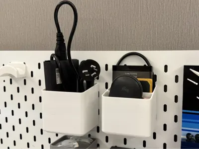 IKEA Pegboard Pen Holder/Storage Box (Dividable)