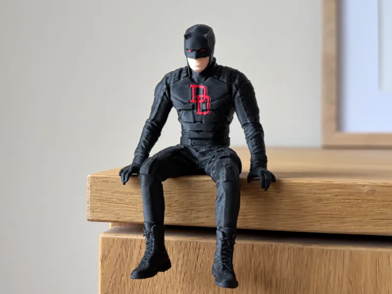 Daredevil Sitting on Shelf Figure | Born Again