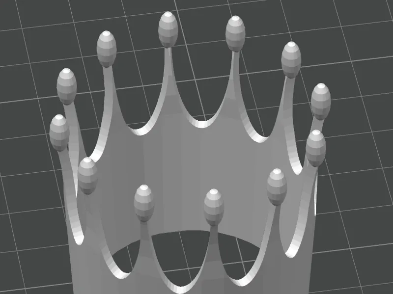 crown stretched